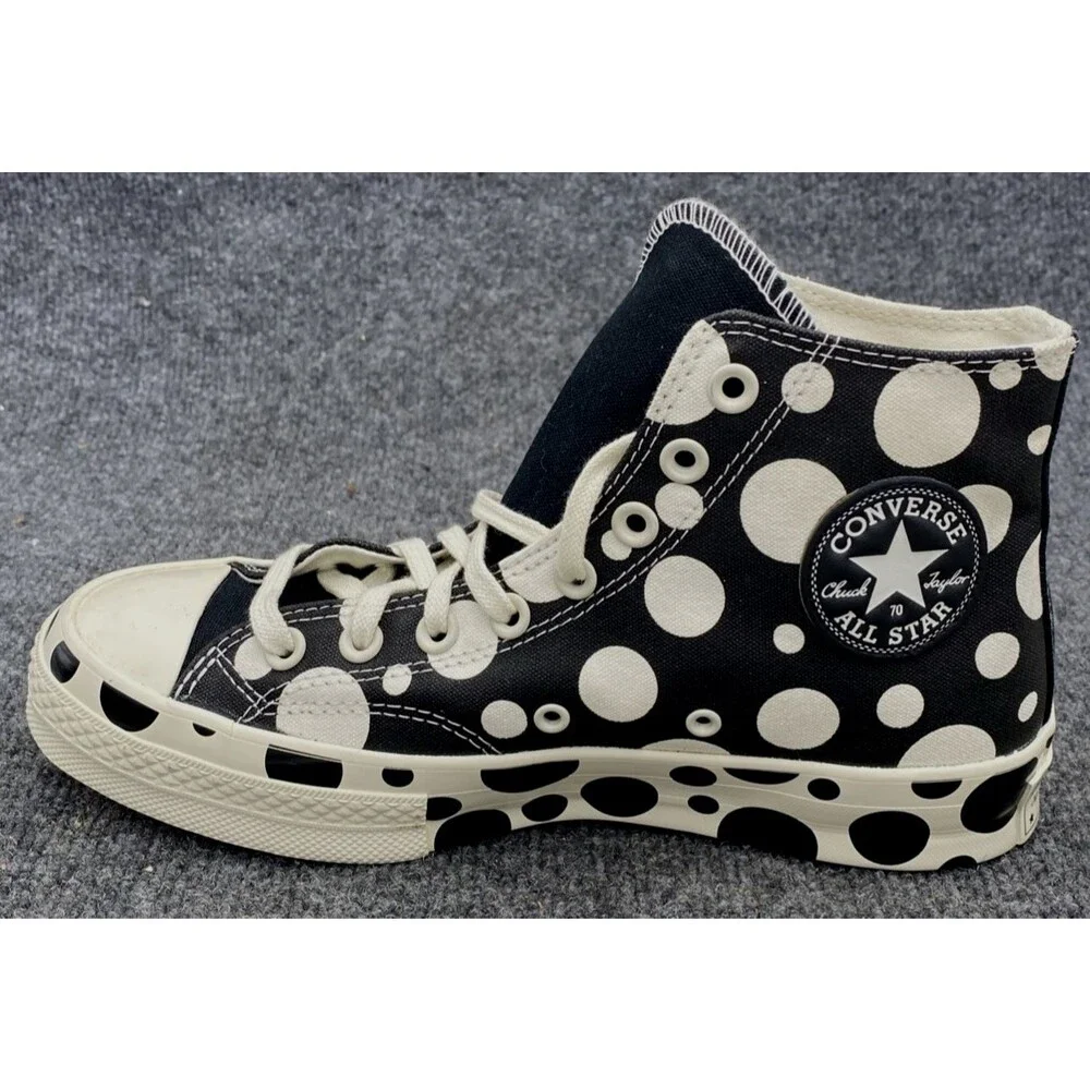 Converse Chuck 70 Hi Polka Dot Black White Sneakers Women's Size 9 NWOB A01182C